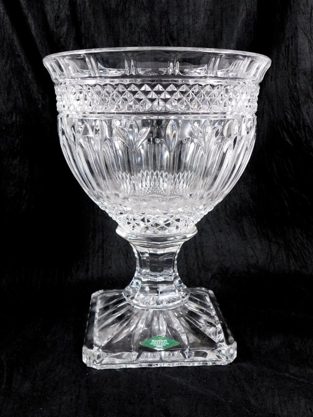 Shannon Cut Crystal Footed Compote # 27191